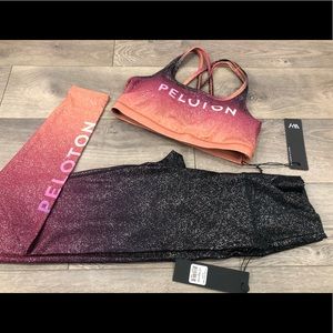 Peloton Sunrise Fade Legging & Bra Sold out!